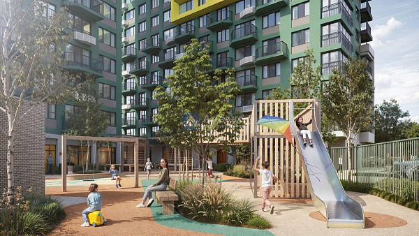 1-к квартира в новостройке, 37 кв.м.