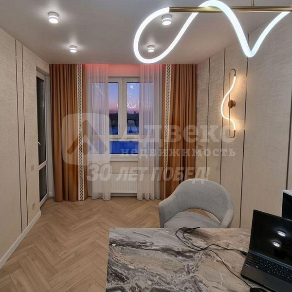 1-к квартира, 36 кв.м.