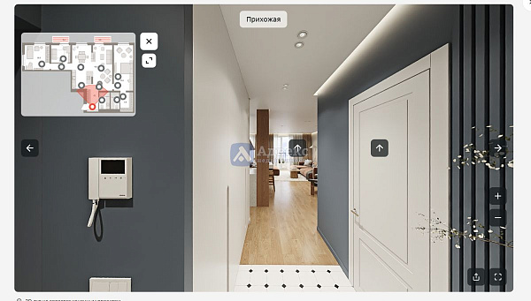 3-к квартира в новостройке, 129 кв.м.