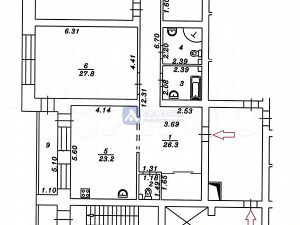3-к квартира, 137 кв.м. 3-к квартира, 137 кв.м.