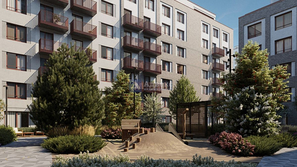 1-к квартира в новостройке, 33 кв.м.