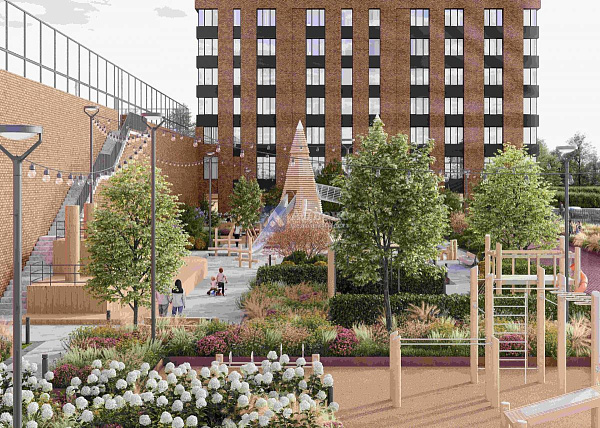 1-к квартира в новостройке, 46 кв.м.