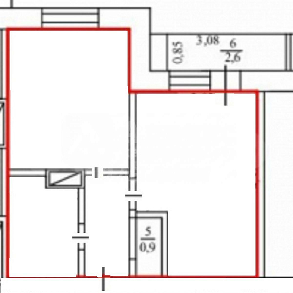1-к квартира, 29 кв.м.