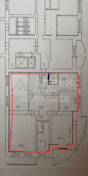 4-к квартира, 150 кв.м.