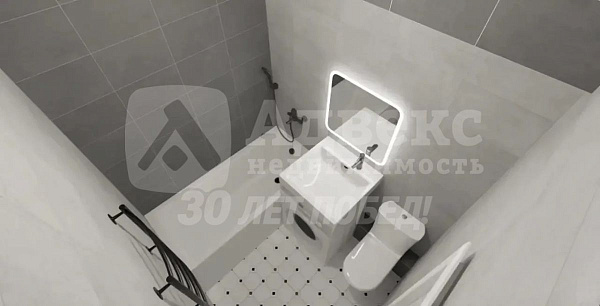 2-к квартира, 44 кв.м.