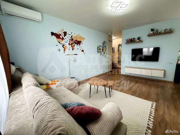 Квартира 1-комн., 34 м²