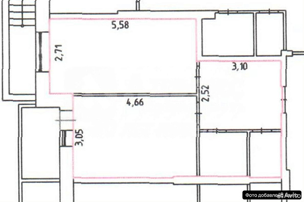 1-к квартира, 42 кв.м.