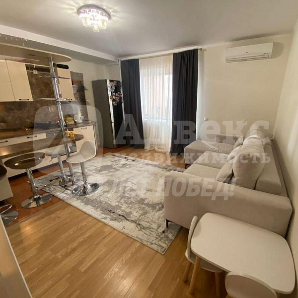 Квартира 1-комн., 46.6 м²
