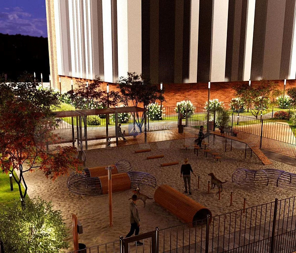 1-к квартира в новостройке, 35 кв.м.