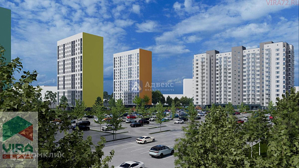 Квартира 1-комн., 38.8 м²