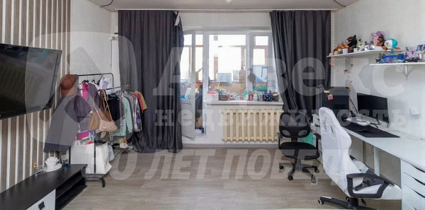 1-к квартира, 38 кв.м.