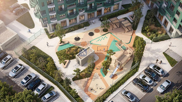 1-к квартира в новостройке, 37 кв.м.