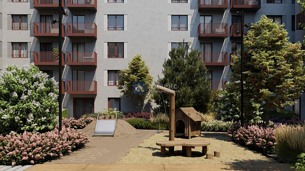 1-к квартира в новостройке, 33 кв.м.