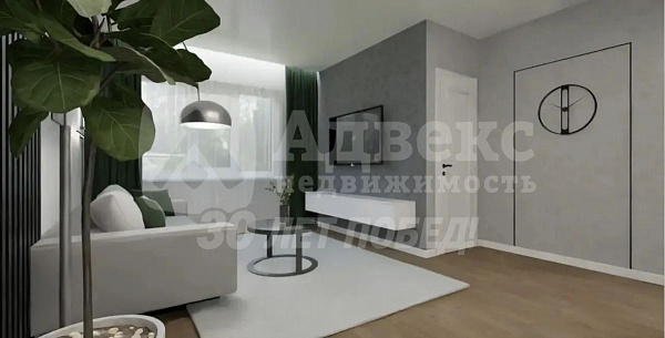 2-к квартира, 44 кв.м.