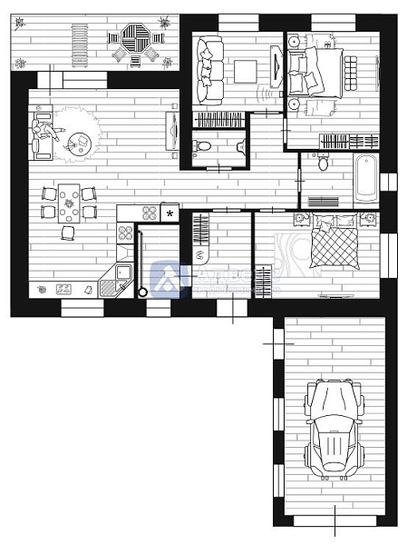 Коттедж 141.7 м²