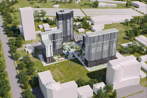 1-к квартира в новостройке, 35 кв.м.