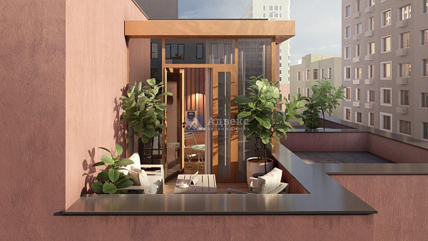 Квартира 2-комн., 54.1 м²