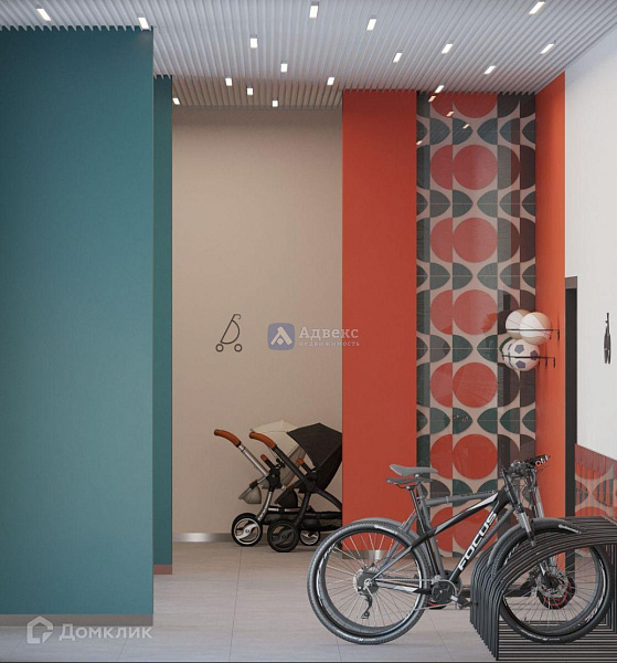 2-к квартира в новостройке, 58 кв.м.