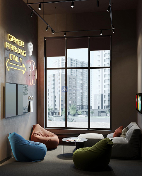 Квартира 1-комн., 46.3 м²