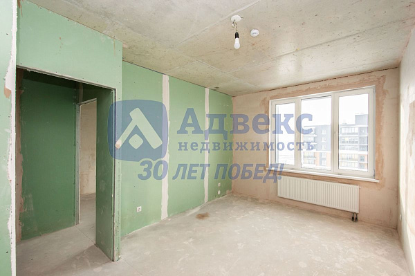 1-к квартира, 37 кв.м.