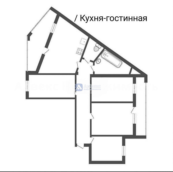 4-к квартира, 92 кв.м. 4-к квартира, 92 кв.м.