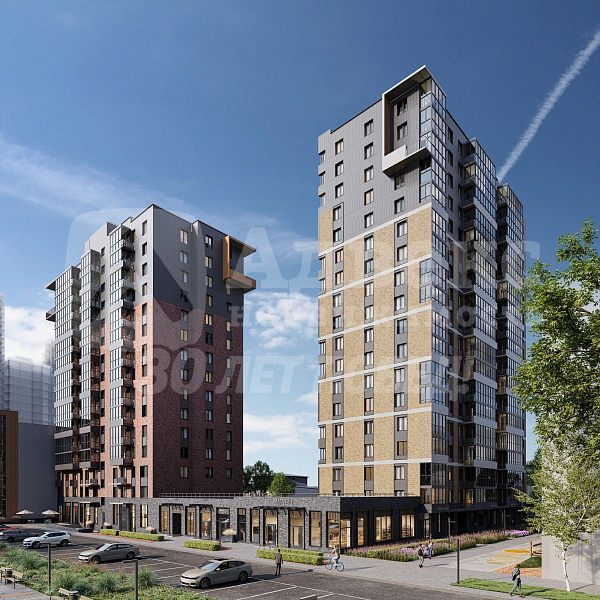 Квартира 1-комн., 44 м²