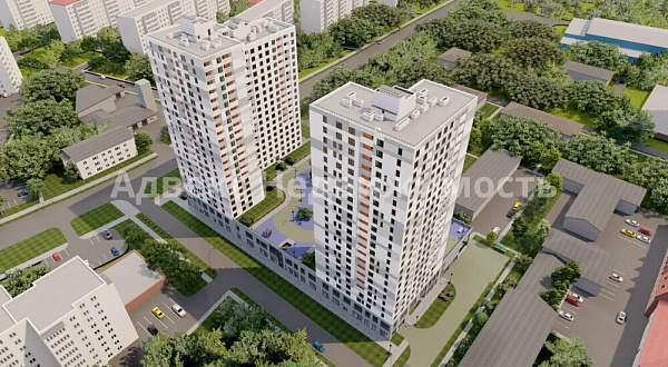 2-к квартира в новостройке, 51 кв.м.