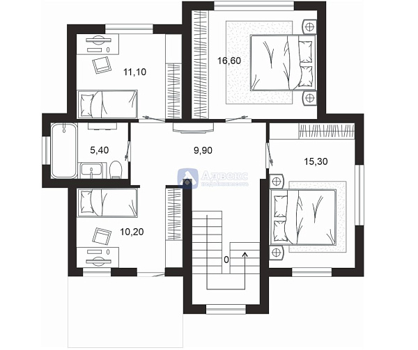 Коттедж 184.4 м²