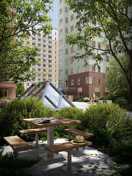 Квартира 2-комн., 54.1 м²