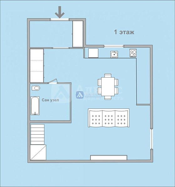 Квартира 3-комн., 112.6 м²