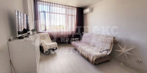 Квартира 1-комн., 40.6 м²
