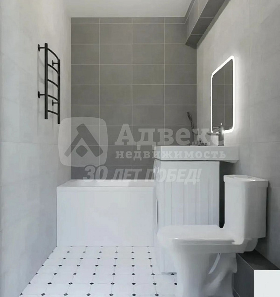 2-к квартира, 44 кв.м.