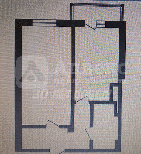 1-к квартира, 39 кв.м.