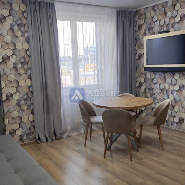 Квартира 1-комн., 41.2 м²