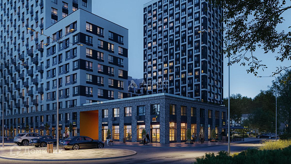 1-к квартира в новостройке, 36 кв.м.