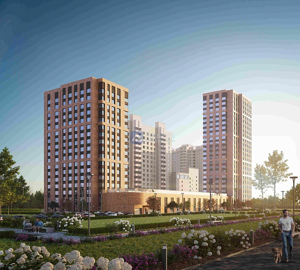 1-к квартира в новостройке, 46 кв.м.