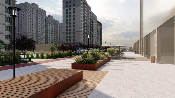 Квартира 1-комн., 44.1 м²