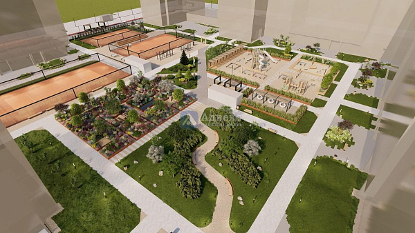 Квартира 1-комн., 44.1 м²