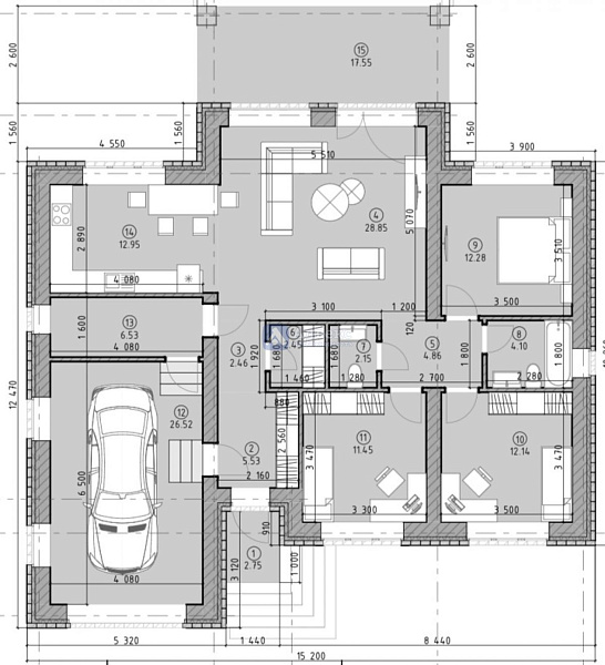 Дом 152 м² Дом 152 м²