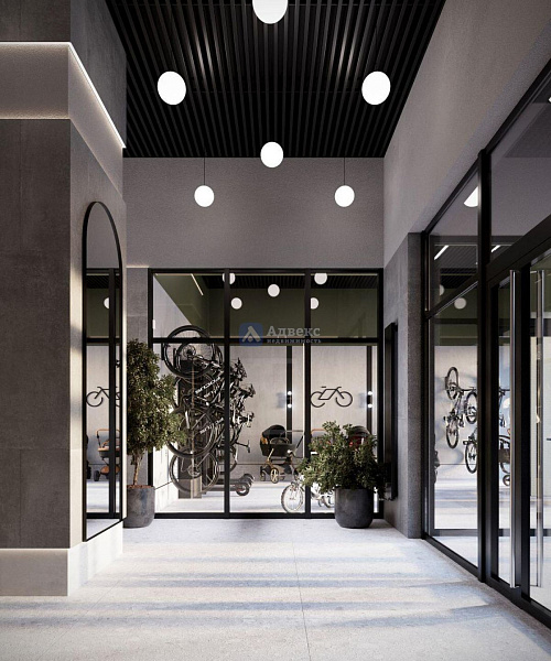 1-к квартира в новостройке, 37 кв.м.