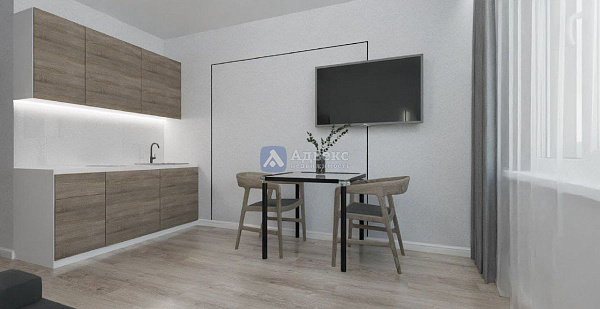 Квартира 1-комн., 21 м²