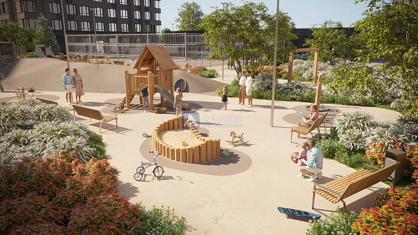 Квартира 1-комн., 46.3 м²