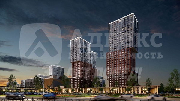 1-к квартира, 34 кв.м.