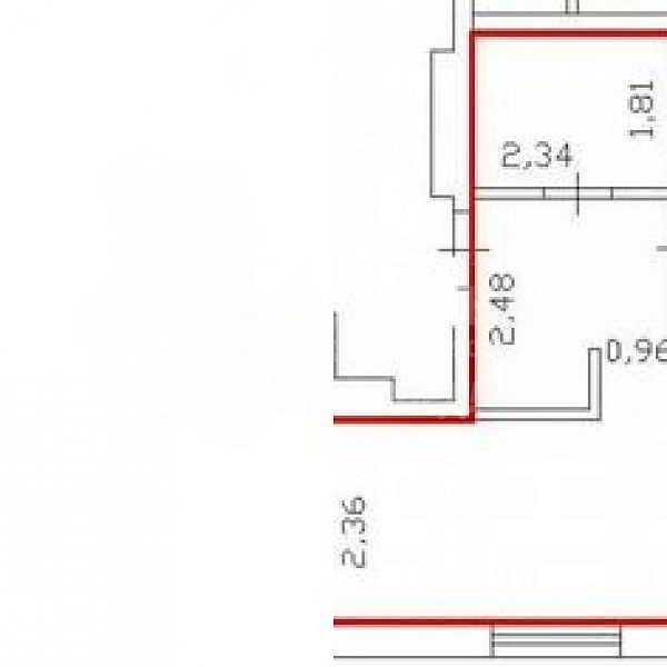 1-к квартира, 44 кв.м.
