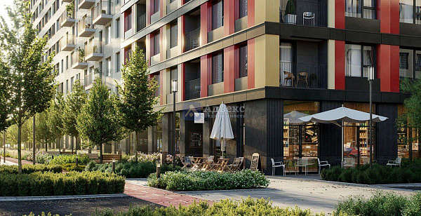 1-к квартира в новостройке, 35 кв.м.