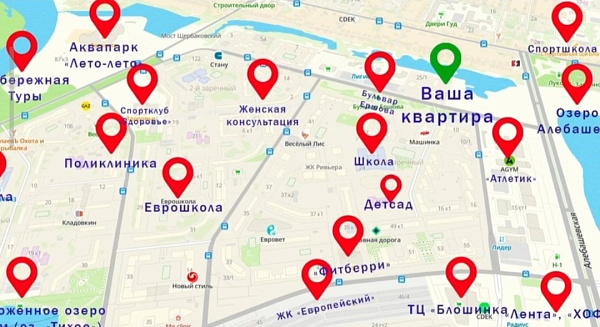 Квартира 3-комн., 72.7 м²