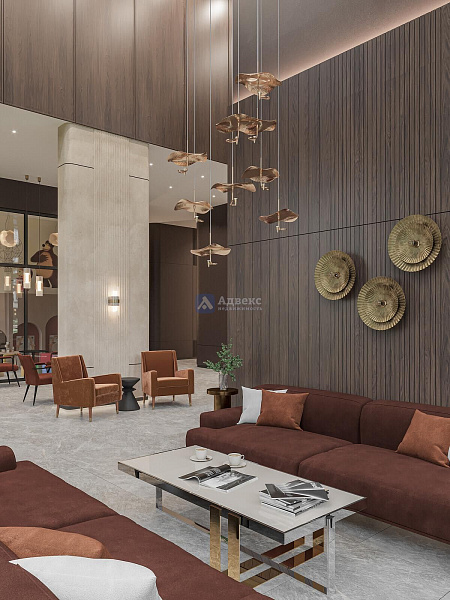 Квартира 1-комн., 46.3 м²