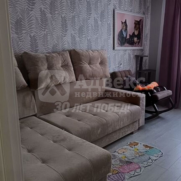 2-к квартира, 58 кв.м.