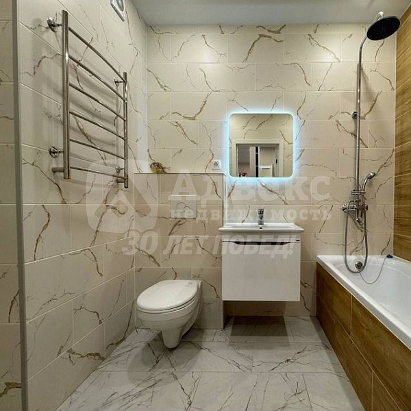 1-к квартира, 39 кв.м.