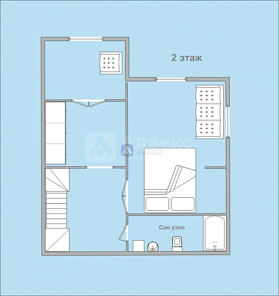 Квартира 3-комн., 112.6 м²